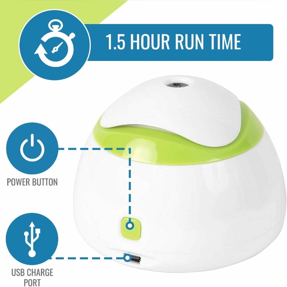 Rechargeable Cool Mist Humidifier Travel Size usb cord - Picture 4 of 9